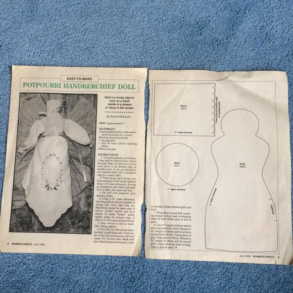 Sewing Patterns - Pillowcase Dolls - Fabric Dolls Crafts - Picture 11 of 11